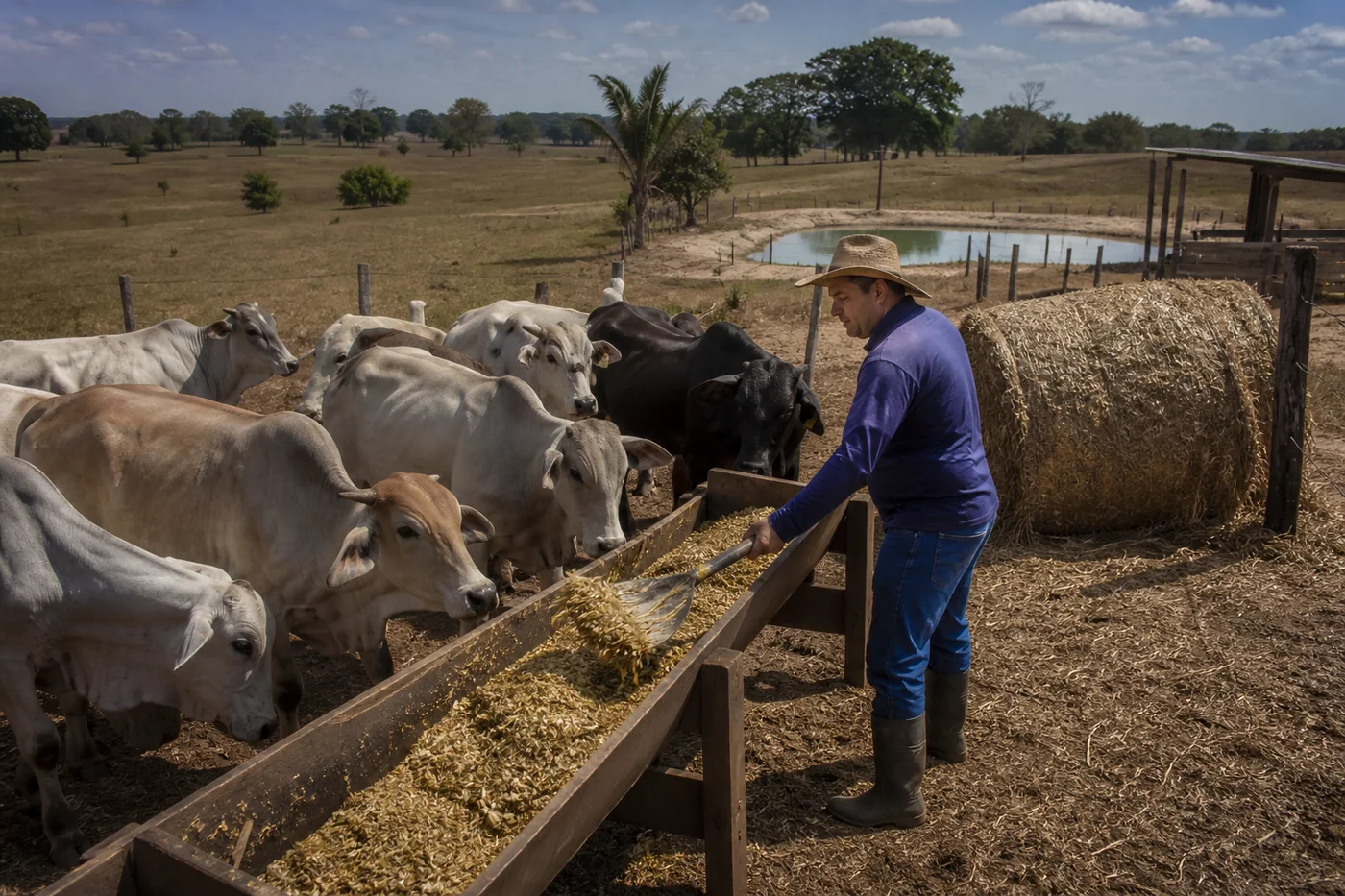 Produtor deve preparar pastagem e alimentação do gado antes da seca