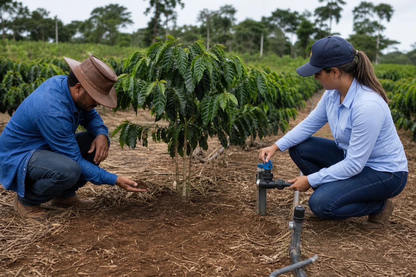Irrigação exige planejamento para aumentar a produtividade do café clonal