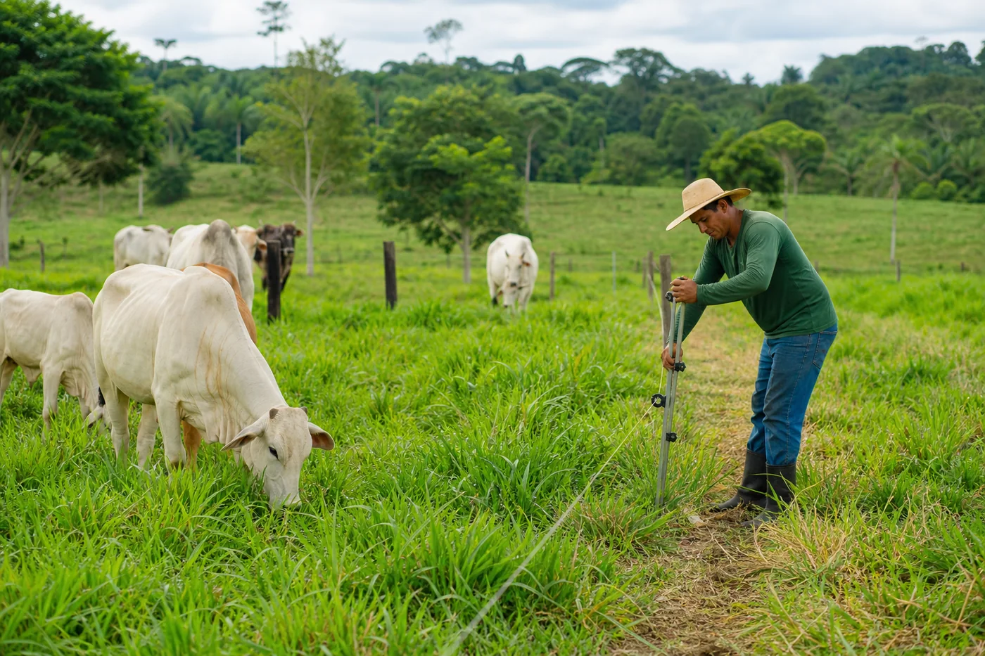 Manejo de pastagens avança na pecuária sustentável de Rondônia