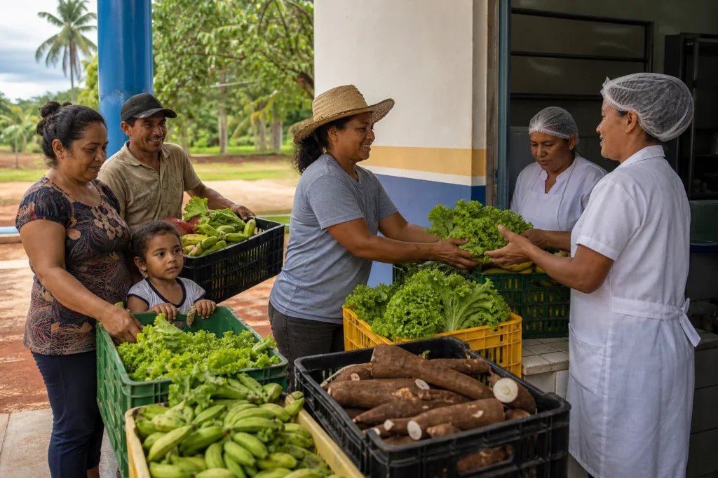 Alimentação escolar amplia vendas da agricultura familiar em Rondônia