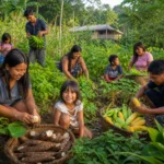 Produção sustentável amplia oferta de alimentos em comunidades indígenas