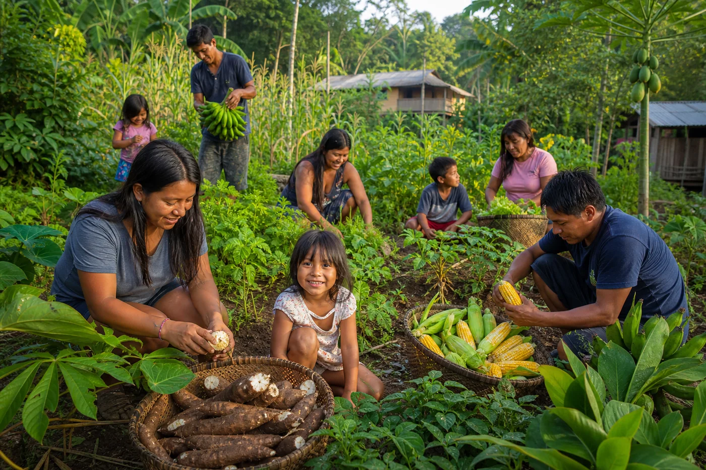 Produção sustentável amplia oferta de alimentos em comunidades indígenas